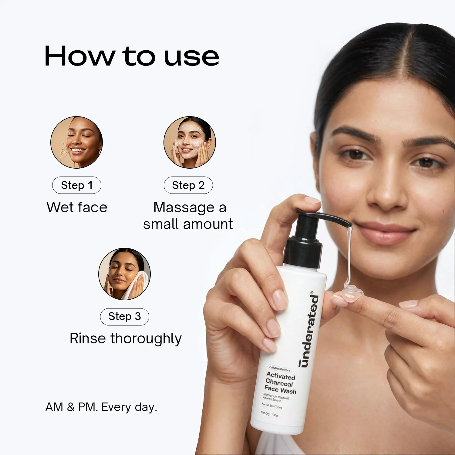 Activated Charcoal Pollution Defence Face Wash - Image 7