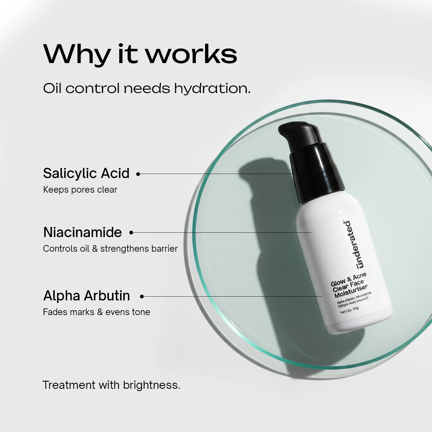 Glow and Acne Clear Face Moisturiser - Image 3