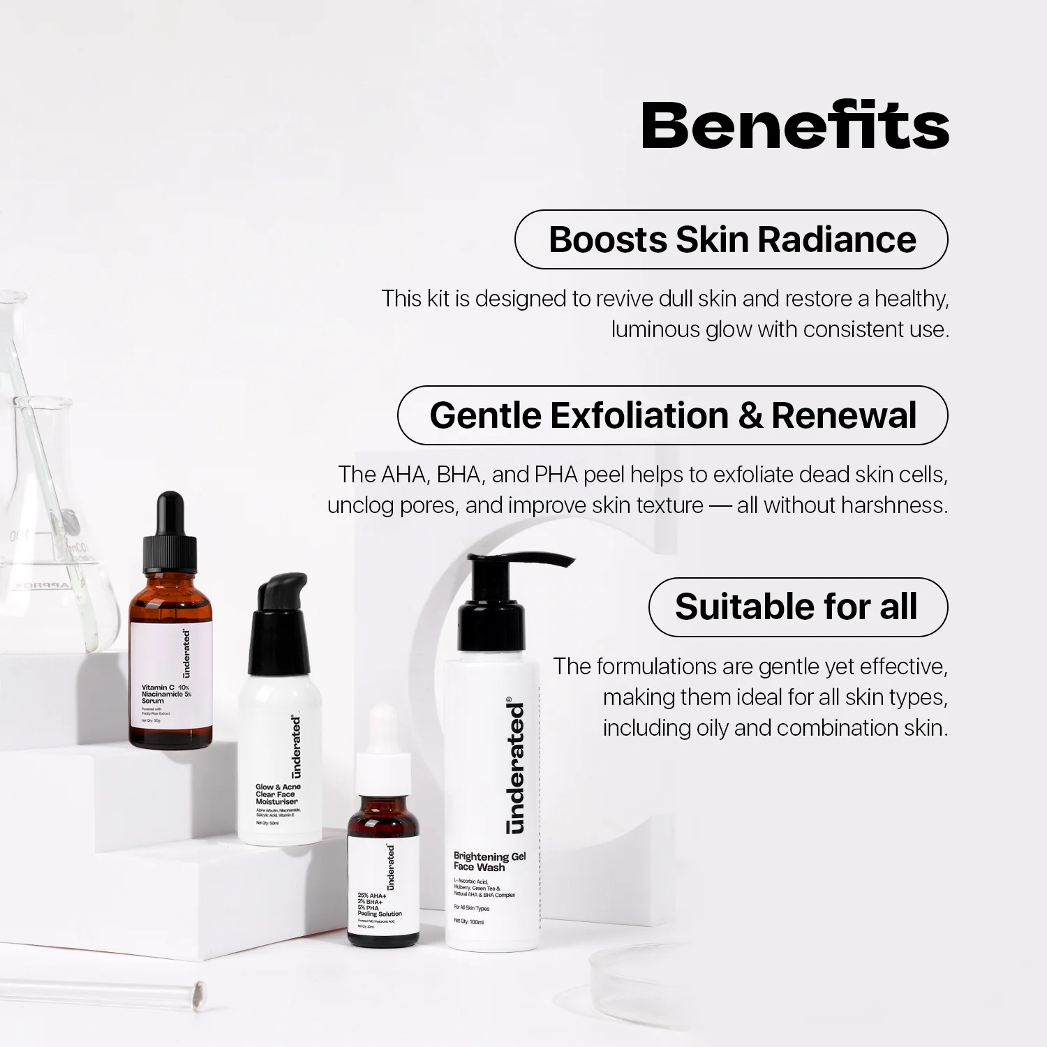 Glow And Bright Skin Care Routine Kit For Men & Women - Image 7