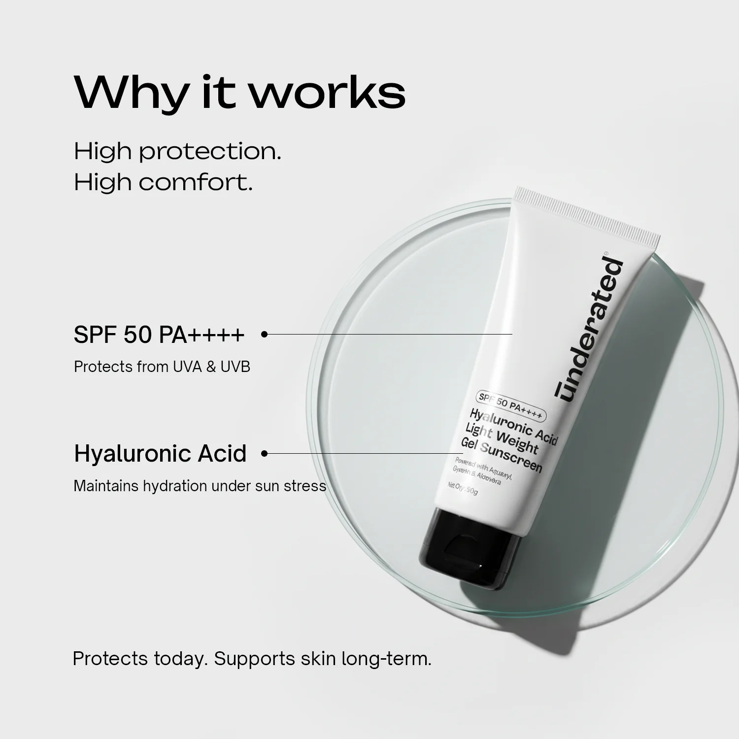 Hyaluronic Acid Lightweight Gel Sunscreen SPF 50 PA++++ - Image 3