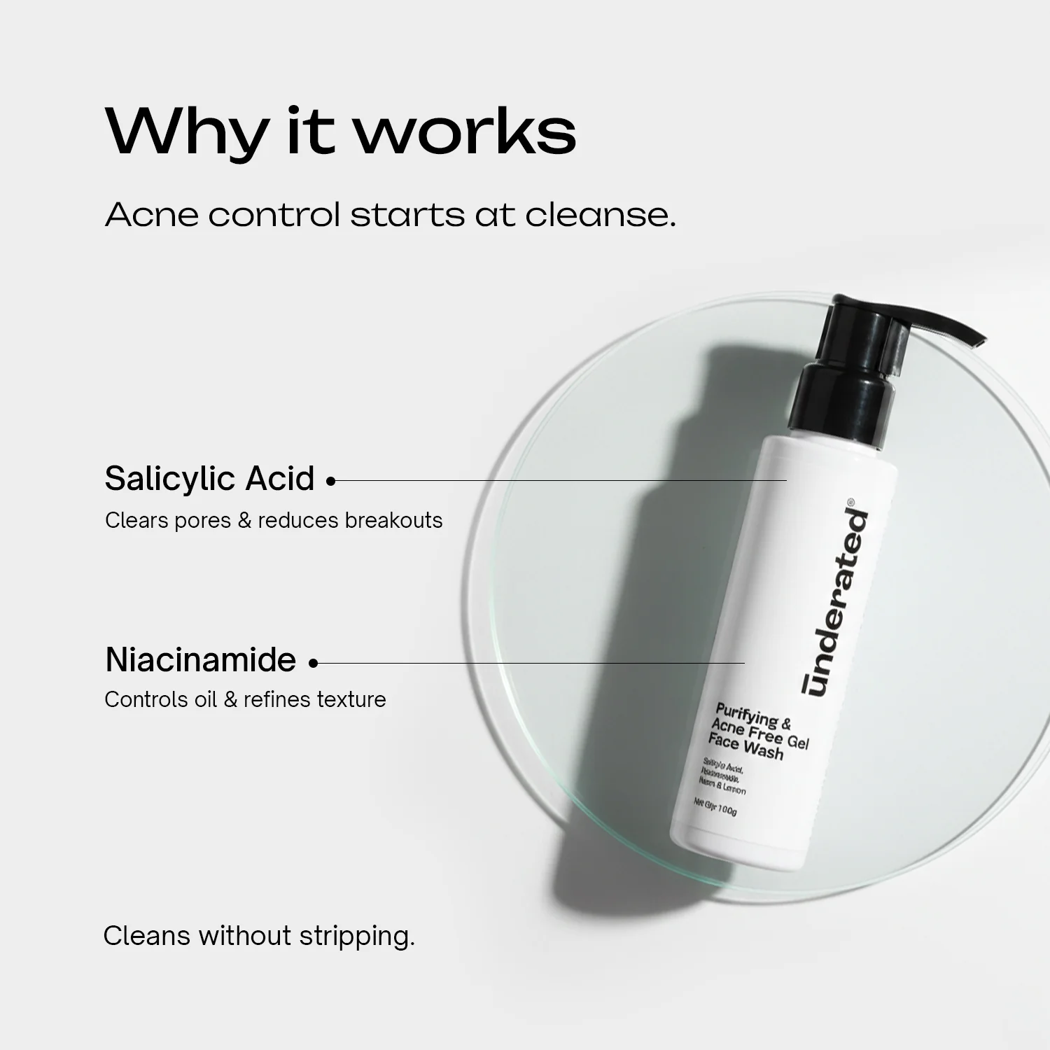Purifying and Acne Free Gel Face Wash - Image 3