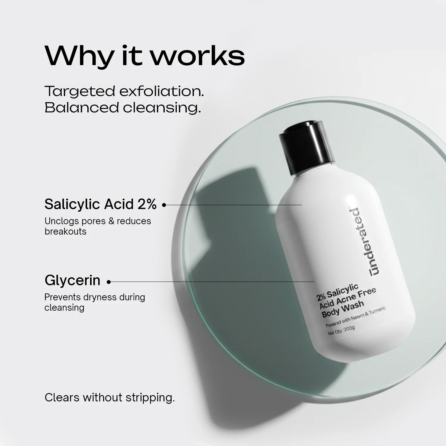 2% Salicylic Acid Acne Free Body Wash - Image 3