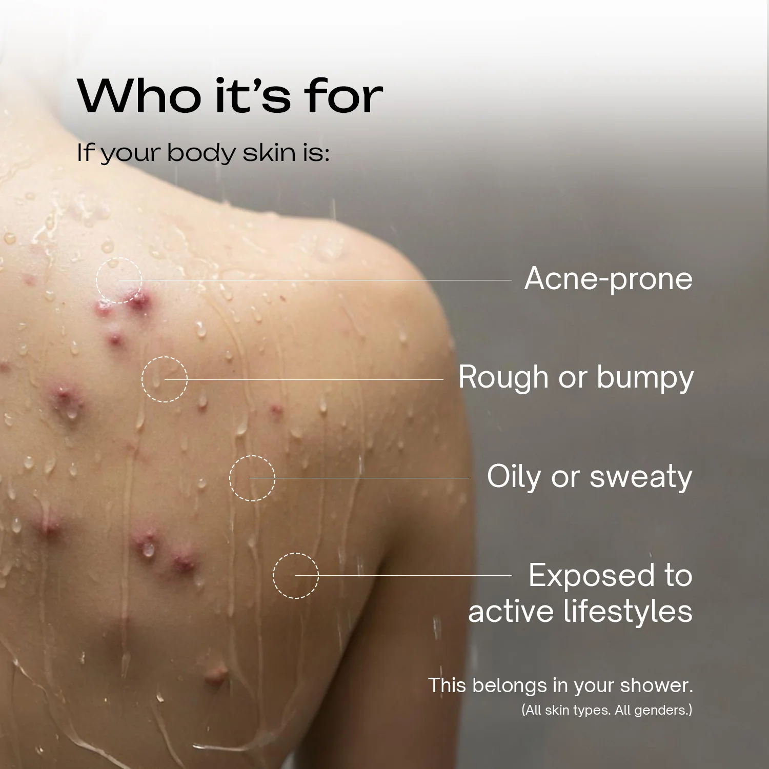 2% Salicylic Acid Acne Free Body Wash - Image 5