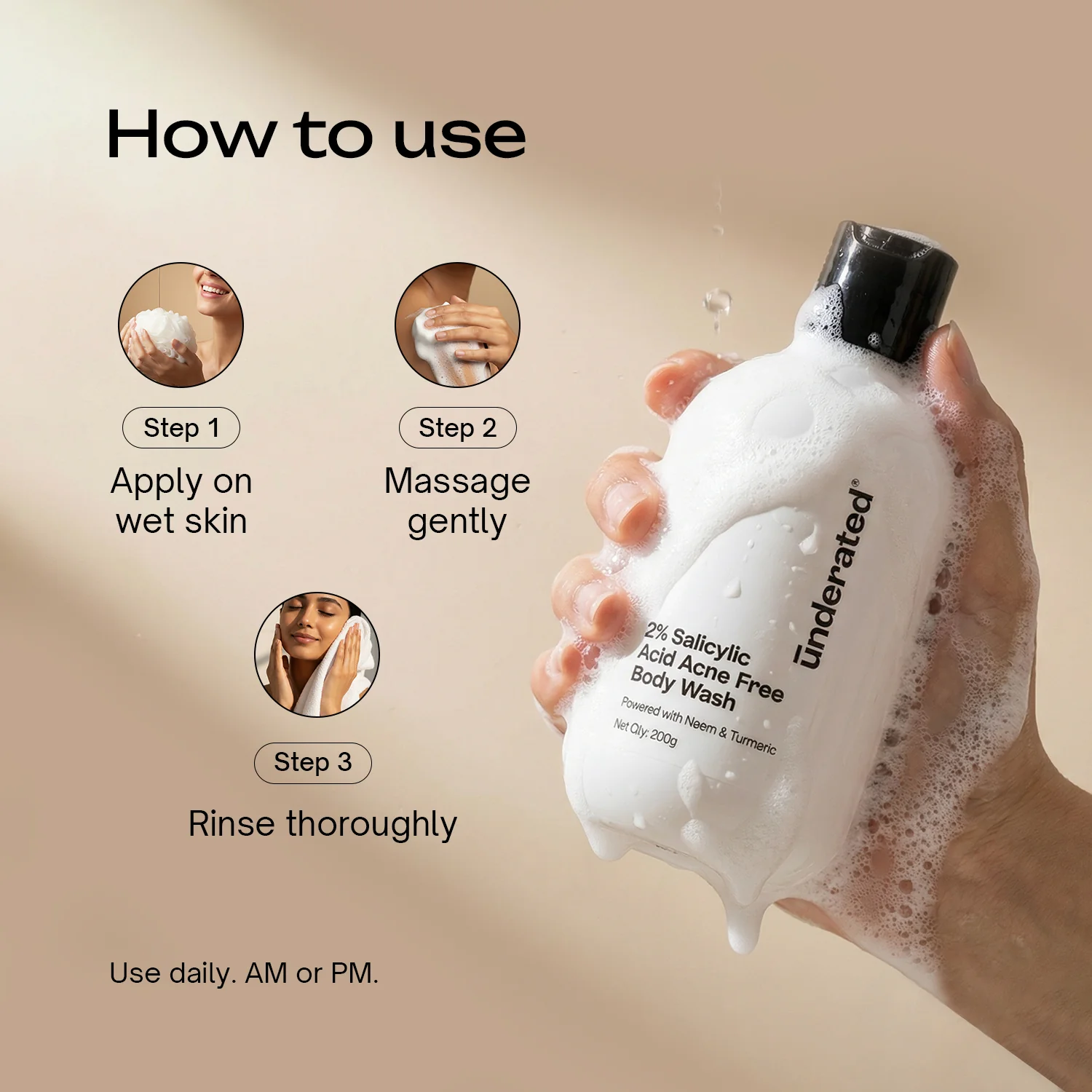 2% Salicylic Acid Acne Free Body Wash - Image 7